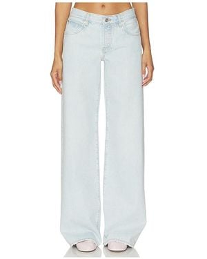 FRAME X Alexandra Leclerc The Leo Low Rise Baggy Jean - White