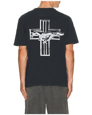 One Of These Days Mustang Cross Tee - Black