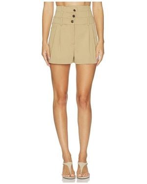 Monse Triple Waistband Short - Natural