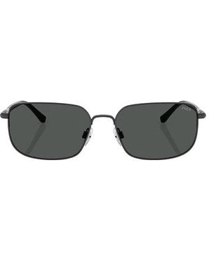 Polo Ralph Lauren Rectangular Sunglasses - Schwarz