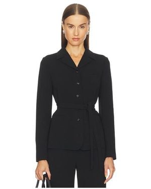 Theory Tie Waist Jacket - Black