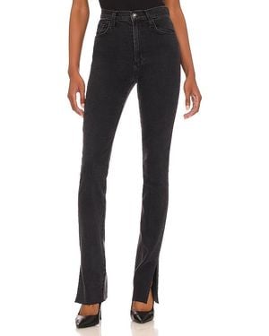 FAVORITE DAUGHTER Valentina Super High Rise Tower Jeans - Black