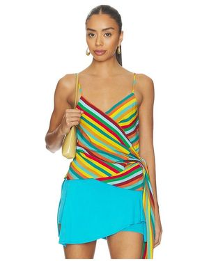 Simon Miller Marlowe Crepe Tie Tank Top - Blue