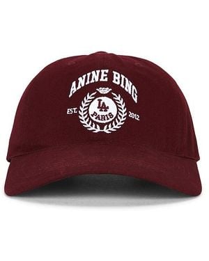 Anine Bing Jeremy Baseball Collegiate Cap - Red