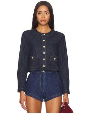 Amanda Uprichard X Revolve Braswell Jacket - Blue