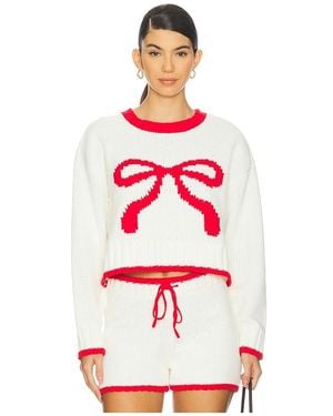 LSPACE Jersey En Color Blanco Talla (También En S, Xs) - Rojo