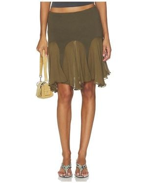 With Jean Adele Skirt - Natural
