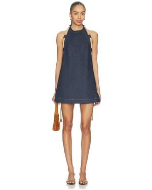 Monse Rope A-Line Mini Dress - Blue