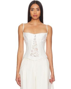 Rozie Corsets Oberteil - Weiß