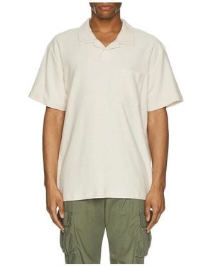 Rhythm Vintage Terry Polo - White