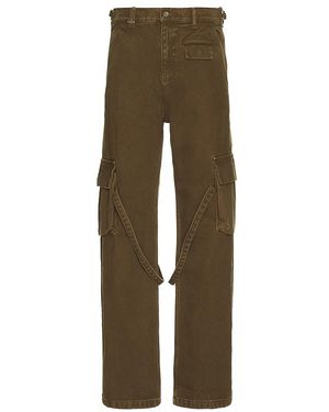 flâneur Phone Pocket Cargo Pants - Green
