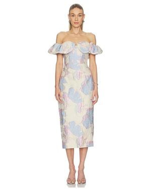 Elliatt Marlene Strapless Midi Dress - White