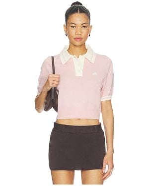 Malbon Mikayla Knit Polo Top - Multicolour
