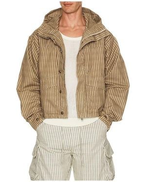 424 Cropped Parka - Natural