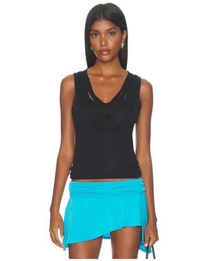 geel Cable Tank - Blue