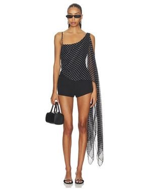 EB DENIM Tess Layered Top - Black