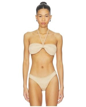 Devon Windsor Finn Bikini Top - Natural