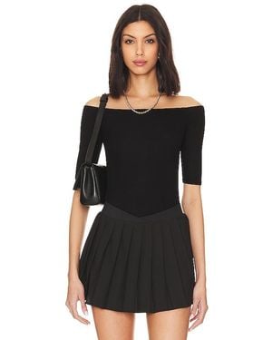 Michael Lauren Carleton Off Shoulder Top - Black