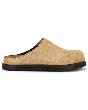 Dr. Martens Suede San Mule - White