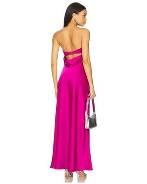 Runaway the Label Celeste Maxi Dress - Pink