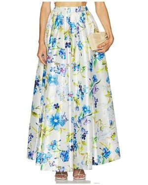 Hemant & Nandita Long Skirt - White