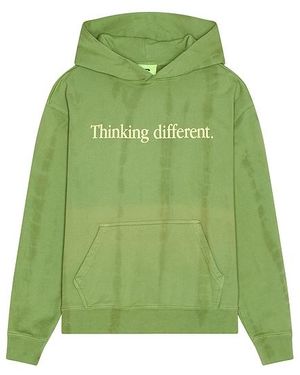Supervsn Thinking Different Dye Hoodie - Green