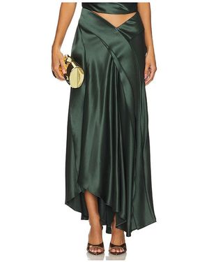 Acler Yewdale Maxi Skirt - Green