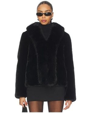 Generation Love Dasha Faux Fur Jacket - Black