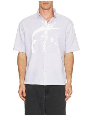 Former Vivian Boxy Stripe Shirt - White