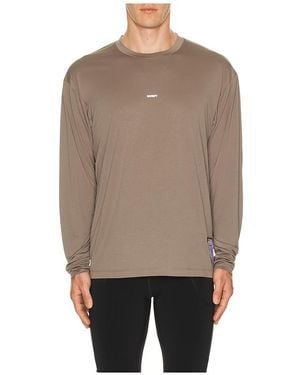 Satisfy Langes Shirt Auralite - Braun