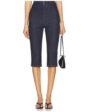 BY.DYLN Alix Capri Jeans - Blue