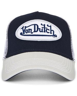 Von Dutch Staple Trucker Hat - Blue