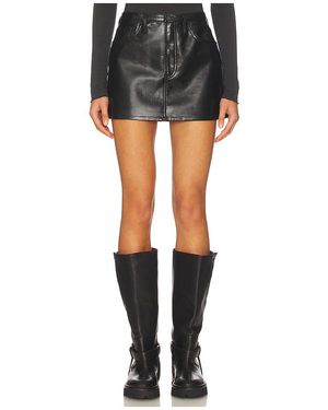 Agolde Keira Mini Skirt - Black