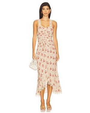 Cinq À Sept Vestido Midi Stevie En Color Crema Talla (También En 6) - Multicolor