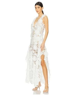 AKNVAS Vestido Encaje Flores Blake En Color Blanco Talla (También En 12, 6, 8)