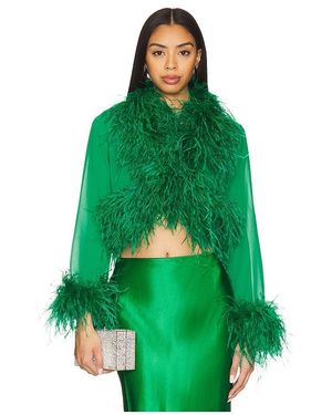 Rezek Studio Feather Top - Green