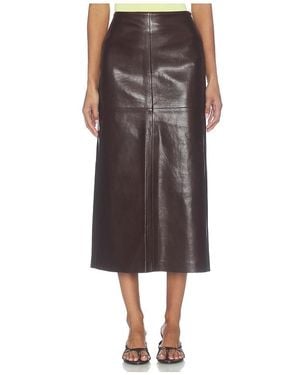 Agolde Hikson Skirt - Brown