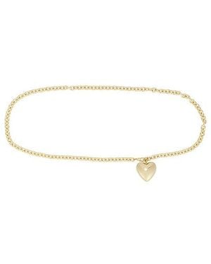 Roxanne Assoulin CEINTURE THE FAMILY OF HEARTS en Metallic Gold. - Métallisé