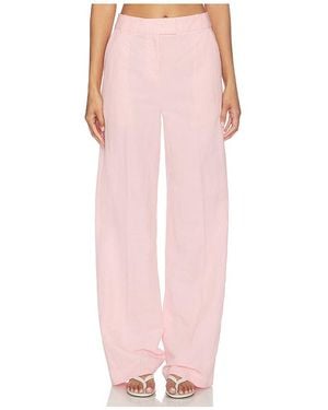 Lovers + Friends Emmett Linen Pant - Pink