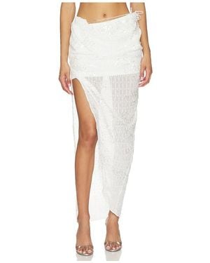 MARRKNULL Rock Beaded Midi - Weiß