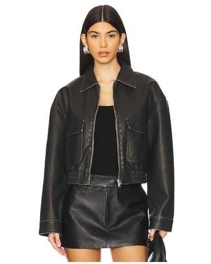 superdown Lolo Faux Leather Jacket - Black