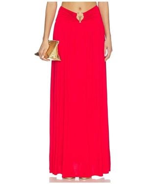 Lovers + Friends Lotte Maxi Skirt - Red