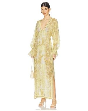 Hemant & Nandita Kaftan Without Slip - Metallic