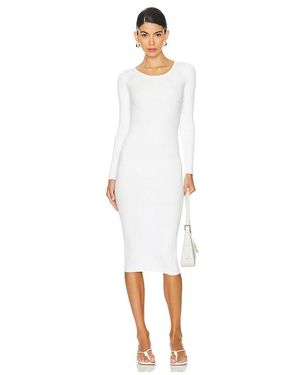 LPA Auburn Sweater Dress - White