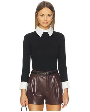 Alice + Olivia Strick Porla - Schwarz