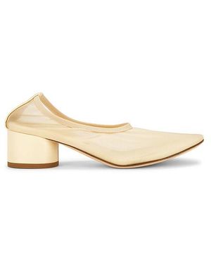 Dear Frances Balla Scrunch Pump - Natural