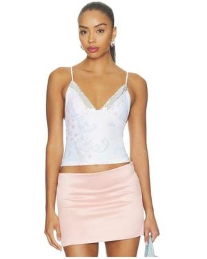 Tiger Mist Fenella Top - White