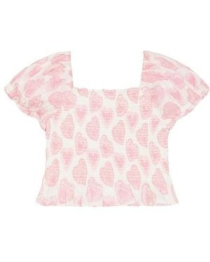 LoveShackFancy Oberteil Fabielle - Pink