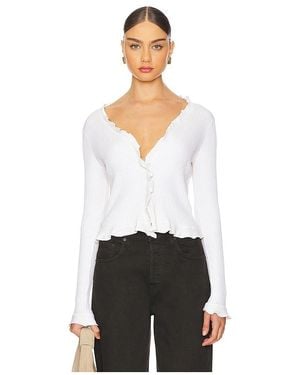 Lamade Cardigan Sweet Serenade Ruffle - Weiß