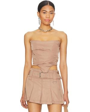 h:ours Ariella Corset Top En Color Marrón Talla (También En Xs, S) - Neutro